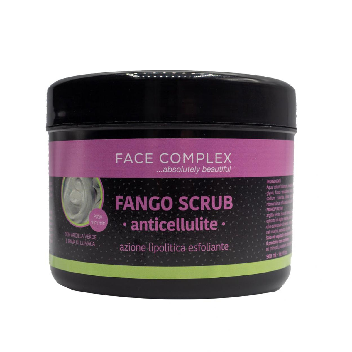 FACE COMPLEX CREMA FANGO SCRUB ANTICELLULITE 500ML