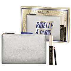 L'ORÉAL PARIS RIBELLE À PARIS POCHETTE CON MASCARA E MINI MATITA NERO INTENSO