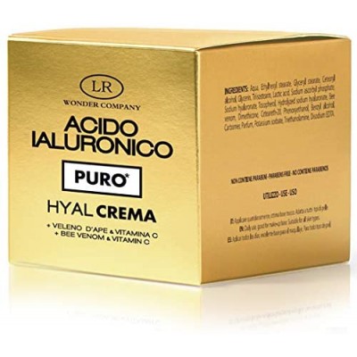 LR Wonder Company Crema Hyal Viso all'Acido Ialuronico Puro 50ml