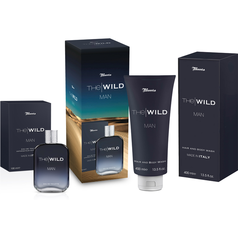 MORRIS THE WILD MAN COFANETTO: EDT VAPO 100 ML E HAIR &amp; BODY WASH 400 ML