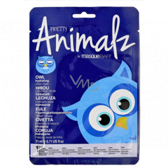 MasqueBar Pretty Animalz Gufo maschera idratante viso tessile 21 ml