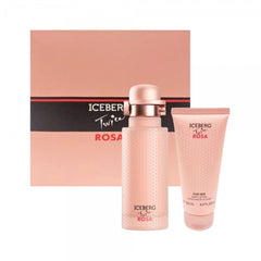 ICEBERG TWICE ROSA DONNA SET REGALO PROFUMO EDT FOR HER 125ML BODY LOTION 100ML