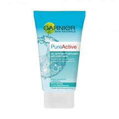 GARNIER PURE ACTIVE GEL DETERGENTE ESFOLIANTE ANTI PUNTI NERI PELLI GRASSE 150ML