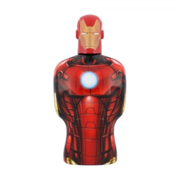 MARVEL AVENGERS IRON MAN BUSTO IN 3D GEL DOCCIA PER BAMBINI 350ML