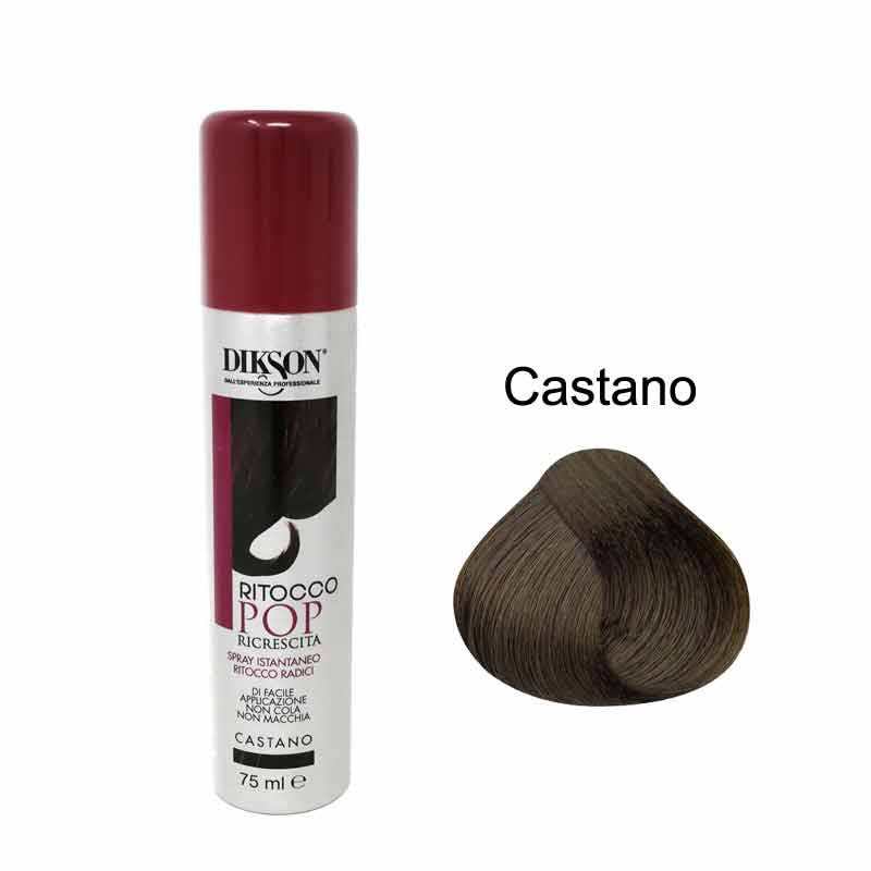 Ritocco Ricrescita Spray POP CASTANO 75 Ml Dikson