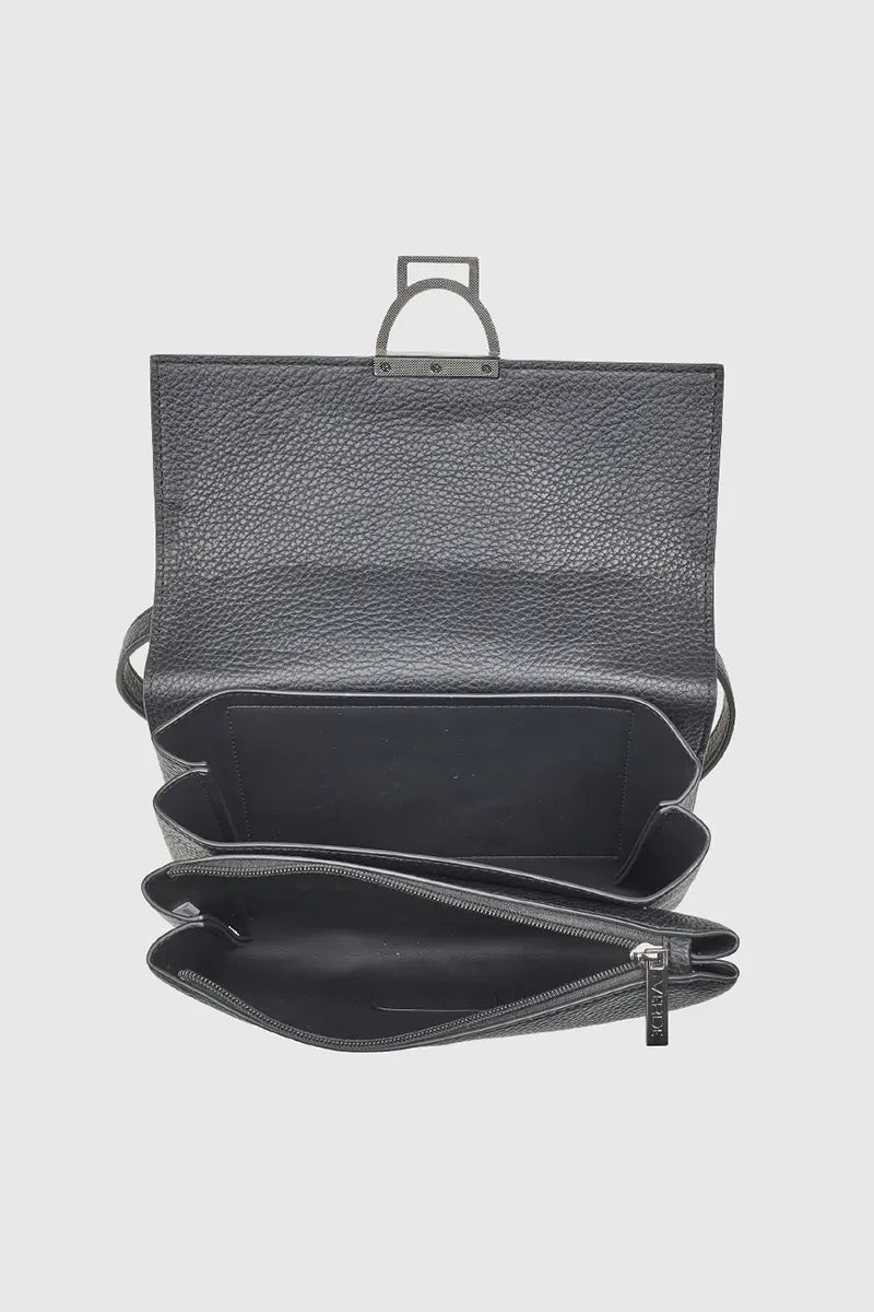 VERDE FASHION | Borsa a tracolla dettaglio metallo