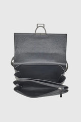 VERDE FASHION | Borsa a tracolla dettaglio metallo