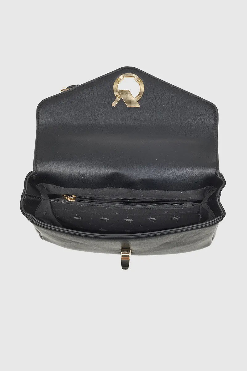 VERDE FASHION Borsa a Tracolla Nera