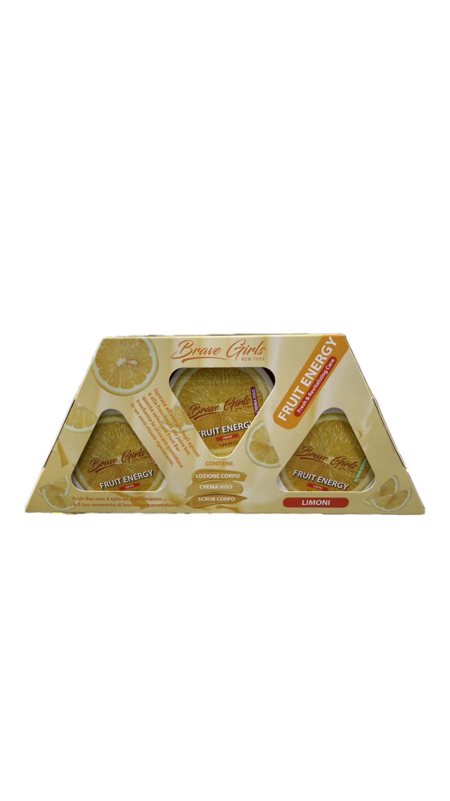 Kit Skincare "Fruit Energy" - Limoni Brave Girls New York