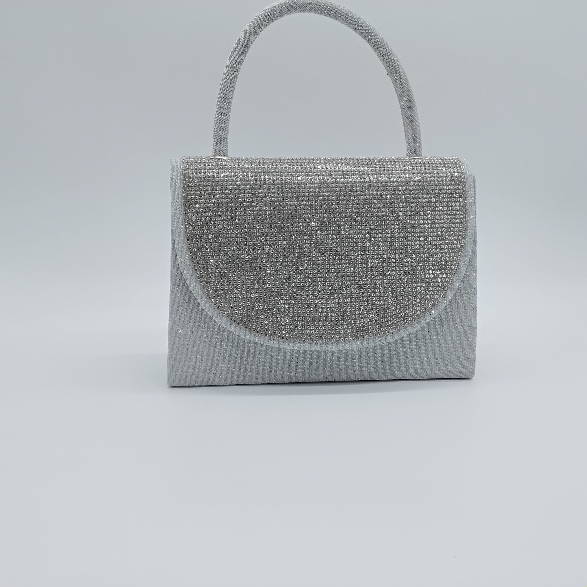 VERDE FASHION | Borsa a Mano con brillantini