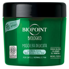 BIOPOINT - Maschera Delicata Biologica per Capelli Normali e Fini 200 ml