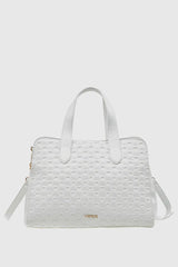 VERDE FASHION Borsa doppia zip intrecciata