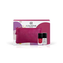 COLLISTAR Puro Smalto Nail Lacquer + 3 in 1 Base Rafforzatore Fissatore + Pochette - Edizione Limitata
