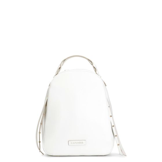 Zaino donna CafèNoir con tasche laterali e manico intrecciati WA0802