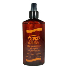 Ricordi d'oriente Olio Protettivo per capelli con filtro solare 200ml