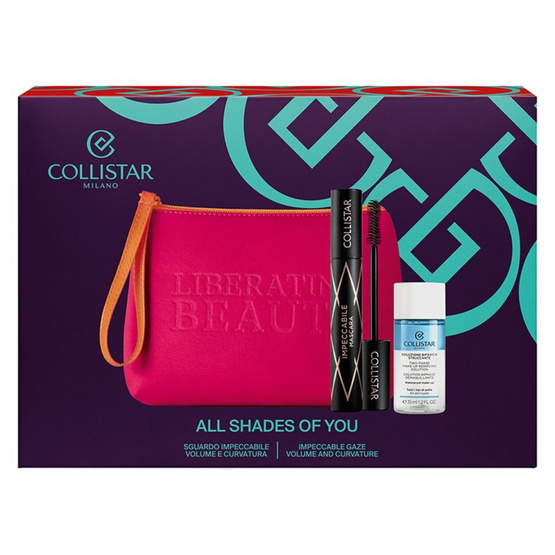 Collistar Cofanetto Mascara Impeccabile con Struccante Bifasico e Pochette