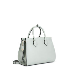 Borsa a mano CafèNoir con fibbiette e mini rivetti bicolore NE0807