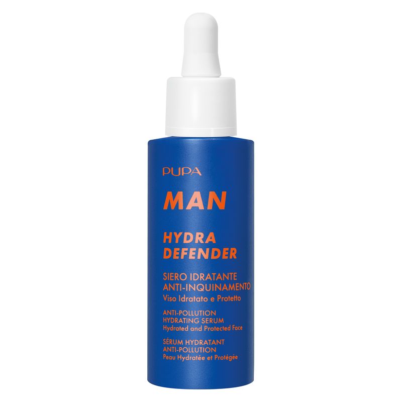 Pupa MAN HYDRA DEFENDER - SIERO IDRATANTE ANTI-INQUINAMENTO - Viso idratato e protetto 30 ml