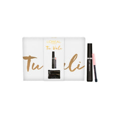 L'OREAL - TU VALI Mascara Telescopic + Mini-matita Nera + Pochette