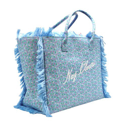 NAJ OLEARI | BORSA MARE GRANDE CELESTE FIORI