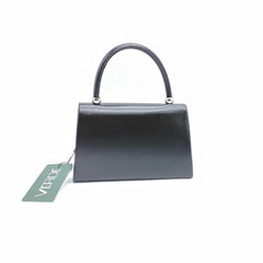 VERDE FASHION | Borsa a Mano Nera 01-0001932
