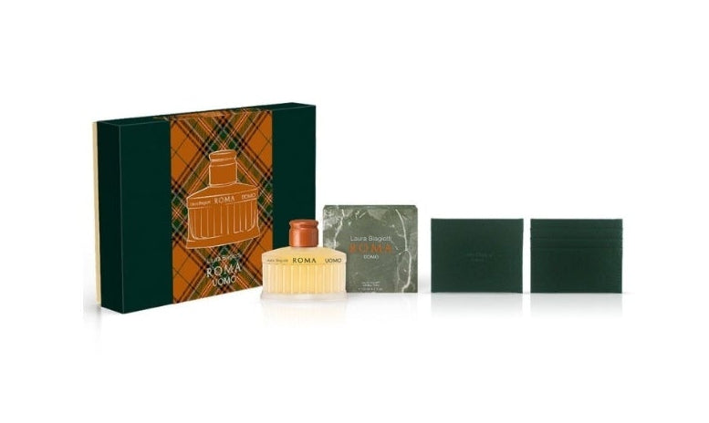 Laura Biagiotti Confezione Roma Uomo Eau De Toilette 125ml + Portacarte