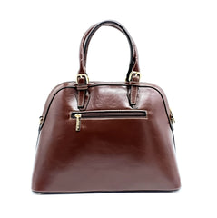 VERDE FASHION | Borsa a spalla in ecopelle verniciata