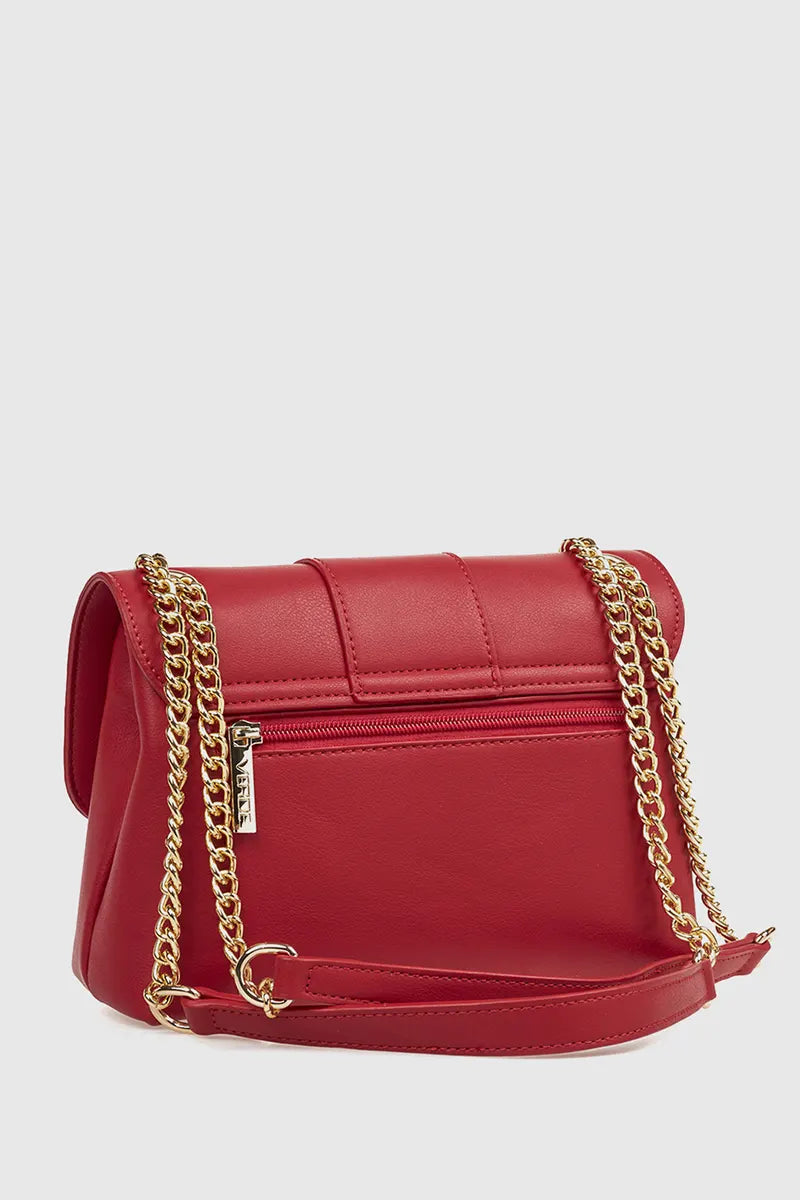 VERDE FASHION | Borsa in ecopelle con patta
