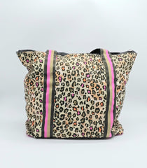 Borsa Mare stampa leopardata