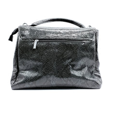 VERDE FASHION | Borsa a Mano Ecopelle Lucida