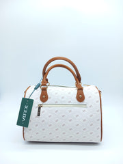 VERDE FASHION Borsa a Mano Bianca