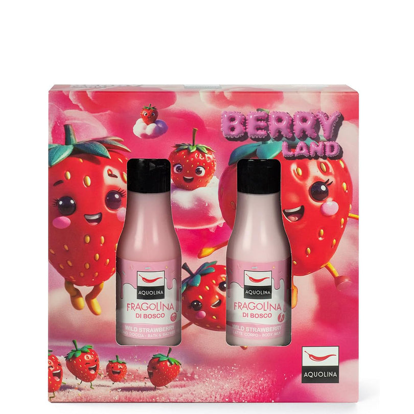 Cofanetto Berry Land Bagno Doccia + Latte Corpo Fragolina di Bosco