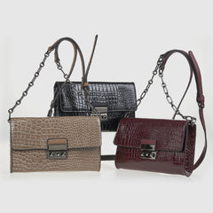 VERDE FASHION | Pochette Ecopelle Lucida