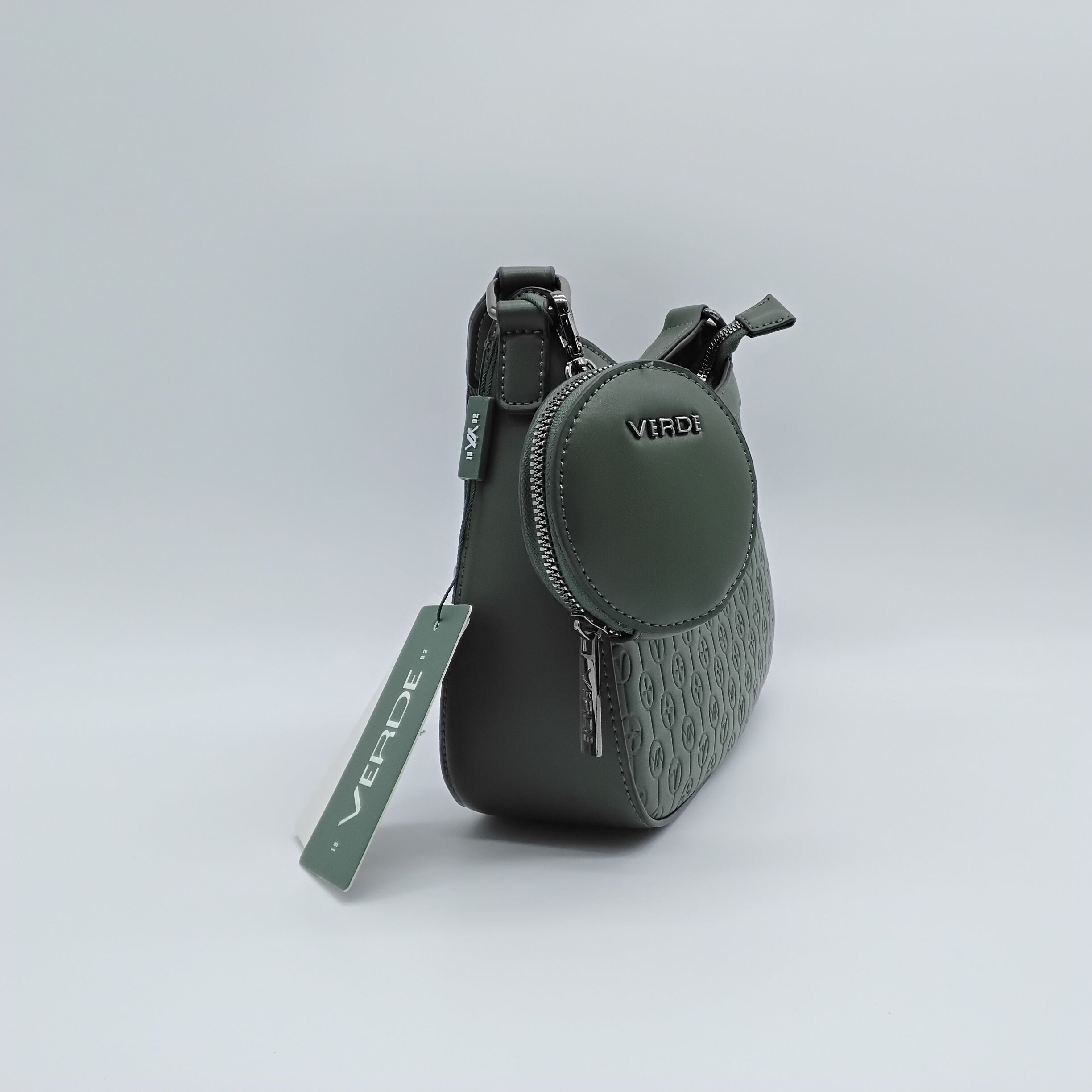 VERDE FASHION | Borsa con tracolla e porta monete