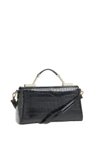 VERDE FASHION | Borsa a tracolla in ecopelle pitonata