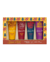 BRAVE GIRLS Cofanetto Crema Mani 4x80ml – Lavanda, Vaniglia, Uva & Fragola, Gelsomino
