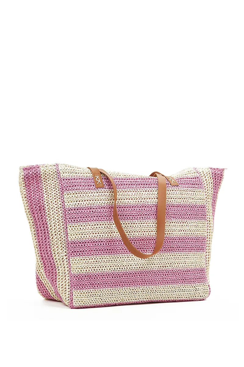 VERDE FASHION | Borsa mare tessuto paglia