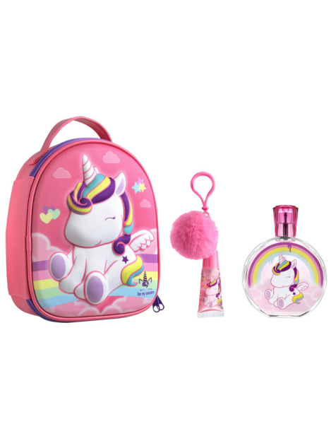 Eau My Unicorn Zainetto con Eau de Toilette + Keyring e Lip Gloss
