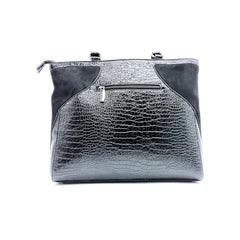 VERDE FASHION | Borsa Pitonata Lucida