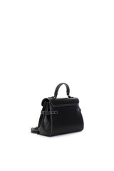 Cafènoir borsa con pattina con lavorazione patchwork nero