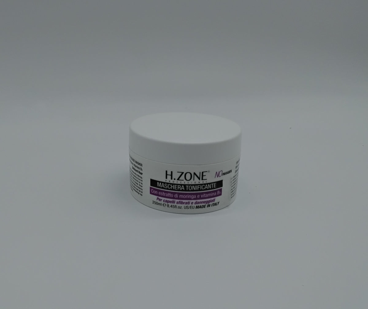 H ZONE - Maschera Tonificante con Estratto di Moringa e Vitamina b5 250 ml
