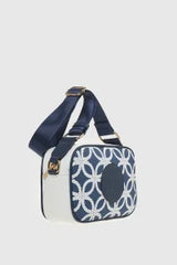 VERDE FASHION | Camera bag fantasia con logo