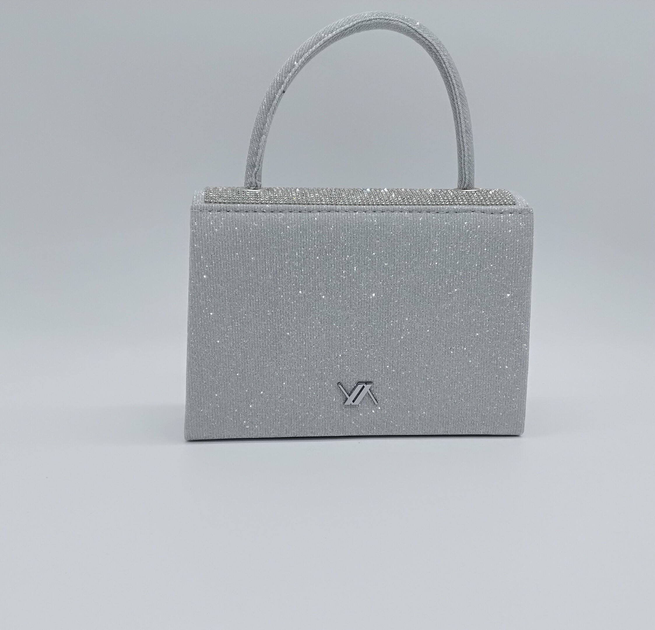 VERDE FASHION | Borsa a Mano con brillantini