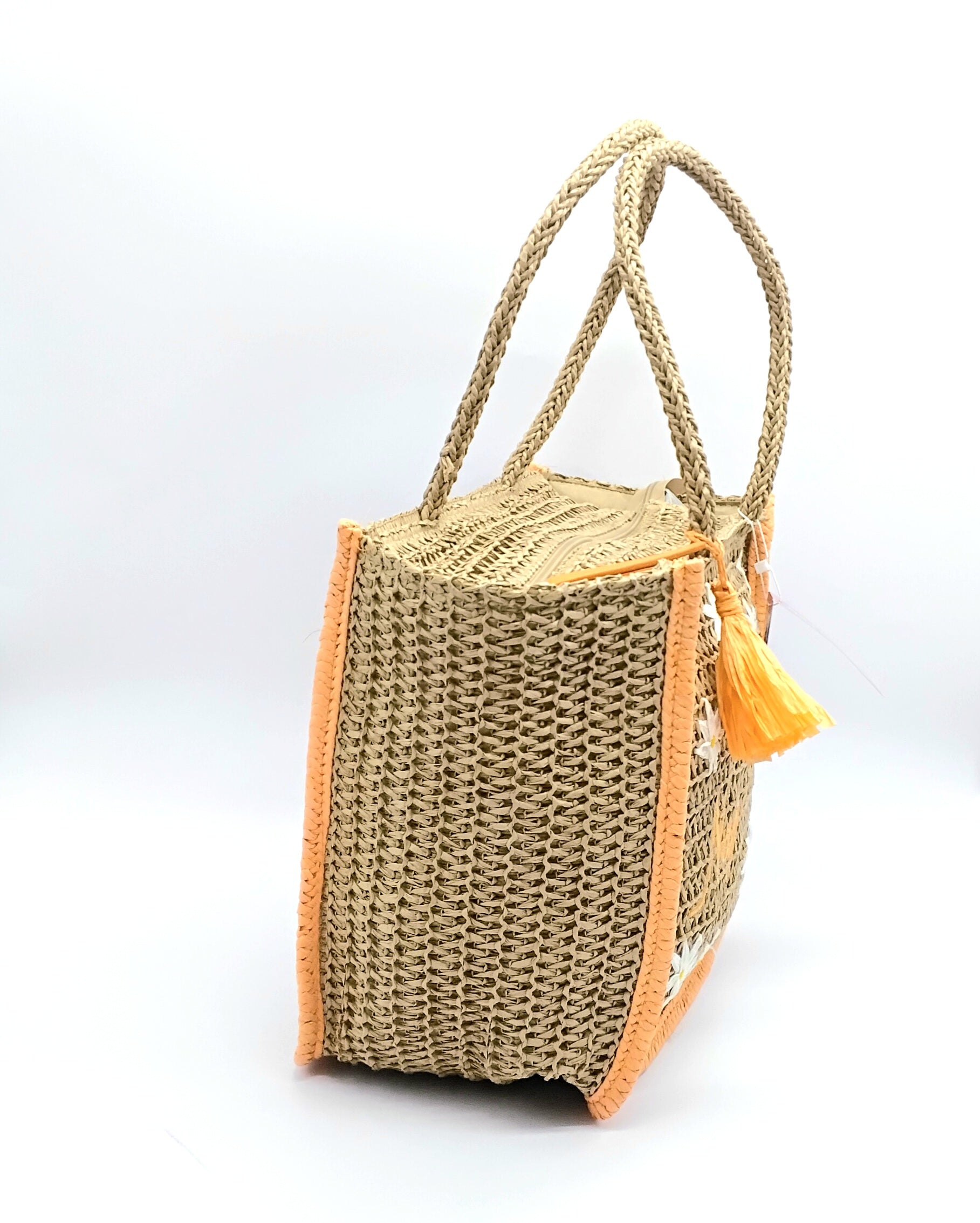Naj-Oleari Borsa Mare Set Flo arancione