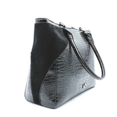 VERDE FASHION | Borsa Pitonata Lucida