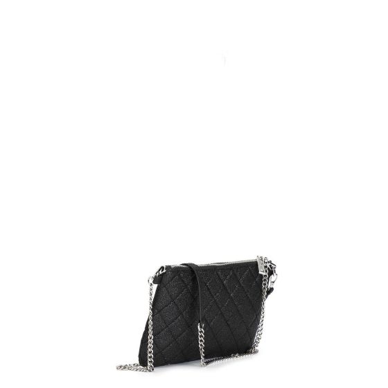 Cafènoir BE0502 Pochette glitterata con borchie esagonali