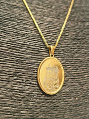 COLLANA MADONNA DELLE GALLINE ( COLORE ORO)