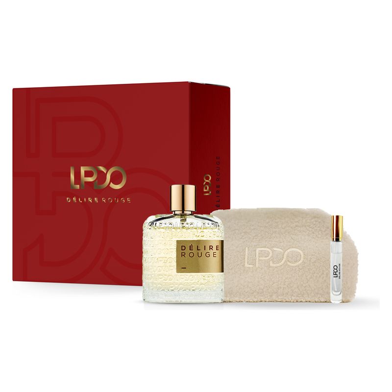 LPDO Cofanetto Délire Rouge Eau de Parfum Intense 100ml + Edpi Travel e Pochette