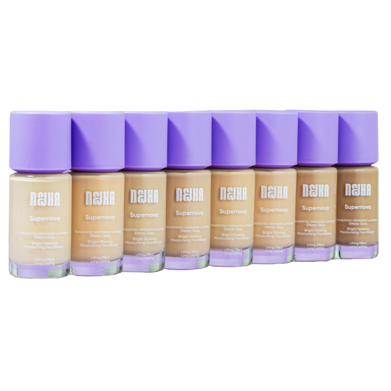 Nejha Supernova Fondotinta Idratante Luminoso Effetto Glow 27ml