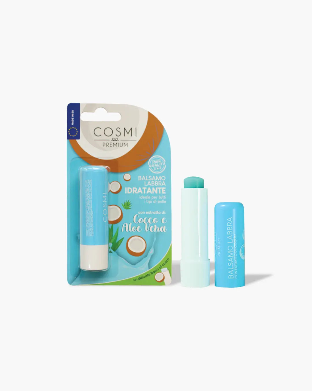 Cosmi Balsamo Idratante Labbra con Estratto di Cocco